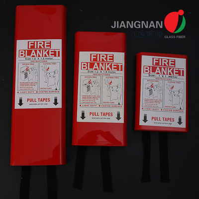 430gsm 1m*1m Boxed Extinguishing Emergency fiberglass cloth Fire Blanket With AS/NZS3504 Approved