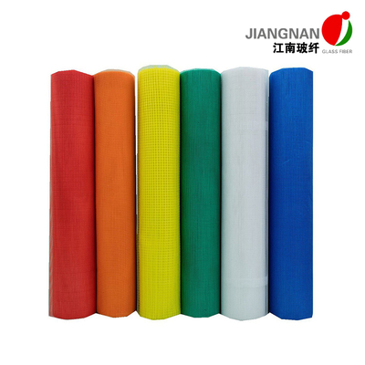 Ανθεκτικό 4*4mm 5*5mm Fiberglass Mesh Leno Woven Για τοίχο κτιρίου