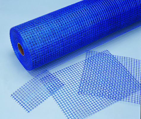 Ανθεκτικό 4*4mm 5*5mm Fiberglass Mesh Leno Woven Για τοίχο κτιρίου